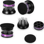 Tertullus 4pcs Spring Speaker Feet Isolation Foot 43mm×38.5mm Stand HiFi Aluminum Shock Absorber Isolation Pads Turntable Dac Feet Pad(Black)