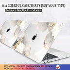 CISSOOK Compatible with MacBook Air 13 inch Case 2021 2020 2019 2018 2022 Release Model: M1 A2337 A2179 A1932, Floral Hard Shell Case Cover for MacBook Air 13 inch with Retina Display and Touch ID