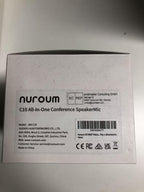 NUROUM C10(2nd Gen) 1080P Conference Webcam with Microphone Speaker, Portable All in One Computer Camera for Video Conference, AI Noise Cancellation & AGC, USB Plug&Play for PC/Desktop Zoom/Teams