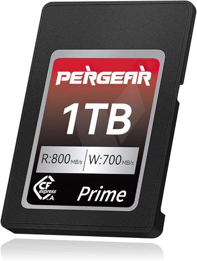 Pergear 1TB VPG200 CFexpress Type A Memory Card, Up to 800MB/s Read Speed & 700MB/s Write Speed for Sony Alpha Sony FX Cameras, Up to 8K RAW for Video/Photo