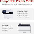 Compatible for Canon 070 Black Toner Cartridge Replacement for Canon 070h CRG070 Toner for Canon ImageCLASS MF465dw MF462dw MF460dw LBP246dw LBP247dw LBP243dw LBP240dw Laser Printer 2 Pack