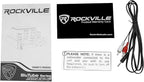 Rockville BluTube LED 70W Tube Amplifier Home Theater Stereo Receiver with Bluetooth, HDMI & Optical, Black with Blue Lights - Perfect for Audiophile Music, Home Theater & Gaming