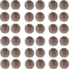 36 Pieces Medium Earbud Tips Soft and Comfortable Ear Bud Replacement Pieces Silicone Fit Most in-Ear Headphones，Inner Hole 3.8mm -5.5mm，Medium Black and Red Earbud Replacement Tips