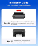 Phaser 3320 Black High Capacity Toner Cartridge 106R02307 Black 1-Pack Replacement for Xerox 106R02305 106R02307 Toner Compatible with Xerox Phaser 3320 3320DNI Ink All-in-One Copier