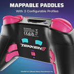 PDP Victrix Pro BFG Wireless Controller for PS4/PS5/PC, Sony 3D Audio, Modular Back Buttons/Clutch Triggers/Joystick, Tekken 8 Rage Art