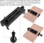 All-Aluminum Car Tablet Holder with Heavy Duty Drill Base, Compatible with iPad Pro Mini 4.7"-15" Samsung Galaxy Tab Tablets, Car Tablet Mount for Truck,Business ,Boat,Dashboard,Desk,Wall Mounting