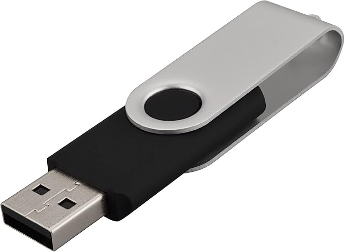 20 Pack USB 2.0 Flash Drives - 32GB Memory Stick, Black