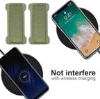 Universal Phone Grip for Smartphones - Phone Holder for Hand for Back of Phone - Wireless Charging Compatible - 2Pack(Black Green)