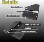 Topstache Leather Phone Holster with Belt Clip,S22 Ultra Belt Holder,iPhone 14 Pro Max Case for Belt,Leather Belt Pouch for Universal Smartphone with Protective Case,Flip Cellphone Pouch,XL,Black
