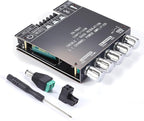 50W+50W+100W Amplifier Board with Treble and Bass Control, Bluetooth 5.0 HiFi 2.1 Channel Subwoofer Stereo Amplifier Board, Dual TPA3116D2 Chip BT and AUX Inputs for DIY Wireless Speakers (ZK-TB21)
