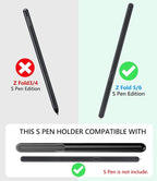 Vihibii for Samsung Galaxy Z Fold 6 Case Wallet with S Pen Holder & Card Holder & Slide Lens Cover & Screen Protector & Hinge Protection, Durable Rugged Protective Phone Case for Galaxy Z Fold6, Blue