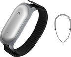 Plaud NotePin AI Voice Recorder, Voice Recorder with Adjustable Wearable Strap & Neck Strap Lanyard, Transcribe & Summarize with AI Technology, 64GB Memory