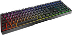 Cherry MX Board 3.0 S Wired Gamer Mechanical Keyboard with Aluminum Housing - MX Red Switches (Slight Clicky) for Gaming and Office - Customizable RGB Backlighting - Full Size - Black