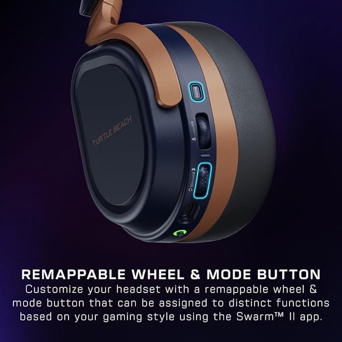 Turtle Beach Stealth 700 Gen 3 Wireless Multiplatform Amplified Gaming Headset for Xbox Series X|S, Xbox One, PC, PS5, Mobile – 60mm Drivers, AI Noise-Cancelling Mic, Bluetooth, 80-Hr Battery – Cobalt