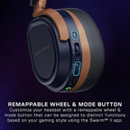 Turtle Beach Stealth 700 Gen 3 Wireless Multiplatform Amplified Gaming Headset for Xbox Series X|S, Xbox One, PC, PS5, Mobile – 60mm Drivers, AI Noise-Cancelling Mic, Bluetooth, 80-Hr Battery – Cobalt