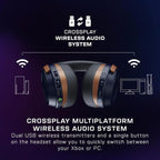 Turtle Beach Stealth 700 Gen 3 Wireless Multiplatform Amplified Gaming Headset for Xbox Series X|S, Xbox One, PC, PS5, Mobile – 60mm Drivers, AI Noise-Cancelling Mic, Bluetooth, 80-Hr Battery – Cobalt