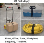 36 inch Cable Straps,12 pcs Reusable Fastening Hook and Loop Utility Cable Ties Down Wraps Adjustable Cinch Straps
