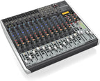 Behringer Xenyx QX2222USB Premium 22-Input 2/2-Bus Mixer with Xenyx Mic Preamps and Compressors, KLARK TEKNIK Multi-FX Processor, Wireless Option