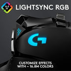 Logitech G502 HERO High Performance Wired Gaming Mouse, HERO 25K Sensor, 25,600 DPI, RGB, Adjustable Weights, 11 Buttons, On-Board Memory, PC/Mac