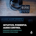 BEACN Mix - USB C Windows Audio Controller with a Beautiful 5” Color Display and 4 Smooth Push-Button encoders for Streaming, Gaming, Podcasting, and Work from Home Applications (Dark)