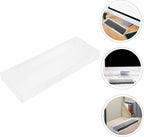 Acrylic Keyboard Dust Cover Clear Protective Hood for Mechanical and Standard Keyboards 87-104 Keys Waterproof Keyboard Protector for Home and Office