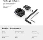 SMALLRIG Quick Release Plate Drop-in HawkLock mini Quick Release Camera Mount Adapter with 1/4" Screw, for Camera Clamp, Super Clamp, Ball Head, Tripod, Magic Arm, Stabilizer, Field Monitor - 3513C