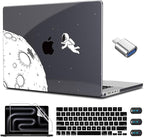 CISSOOK Case for MacBook Pro 14 Inch M4 M3 M2 M1 Chip 2024 2023 2022 2021 Release Model A3112 A3185 A3401 A2992 A2918 A2779 A2442, Hard Shell Cover for MacBook Pro 14 with Touch ID - Astronaut