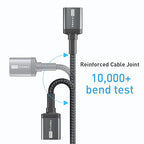 ITD ITANDA 15FT USB Extension Cable USB 3.0 Extension Cord Type A Male to Female 5Gbps Data Transfer for Keyboard, Mouse, PlayStation, Xbox, Flash Drive, Printer, Camera and More, Grey
