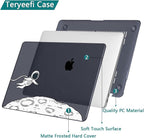 Teryeefi Compatible with MacBook Pro 13 inch Case M2 M1 2024, 2023, 2022-2016（A2251 A2289 A2159 A1989 A1708 A1706 with Touch Bar, Plastic Hard Shell Cover for 13" MacBook Pro, Floating Astronaut
