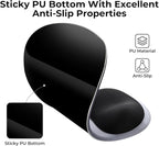 EooCoo Ergonomic Mouse Pad with Gel Wrist Rest Support Middle Concave Design, Relieve Wrist Pain Mousepad, Non-Slip Base for Laptop, Computer, Office Desk Accessories, Carpal Tunnel Syndrome