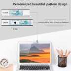 Webcam Cover, 3 Pieces, Laptop Camera Cover, Privacy Shielding Capacity is Twice as Big as The Traditional, Suitable for Computer Mobile Phones, laptops, Tablets and so on (Blue Marble)
