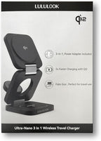 Qi2 Certified 3 in 1 Travel Charger MagSafe Compatible, Upgraded Foldable Wireless Charger Stand, Mag-Safe 3 in 1 Charging Station,15W Fast Charging for iPhone 17/16/15/14/13/12, Apple Watch, AirPods