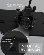Projector Tripod Stand, Height Adjustable 27" to 62" & Floor Projector Stand, Portable Laptop Stand, Camera & Light & Ball-Joint – Well-Made, Easy-to-Adjust, DJ Rack & Music or Movie stand