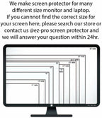 Privacy Screen Filter for 24 Inches Desktop Computer Widescreen Monitor with Aspect Ratio 16:09. Anti Glare and Anti Blue Light, 20.9 inch width x 11.8 inch height