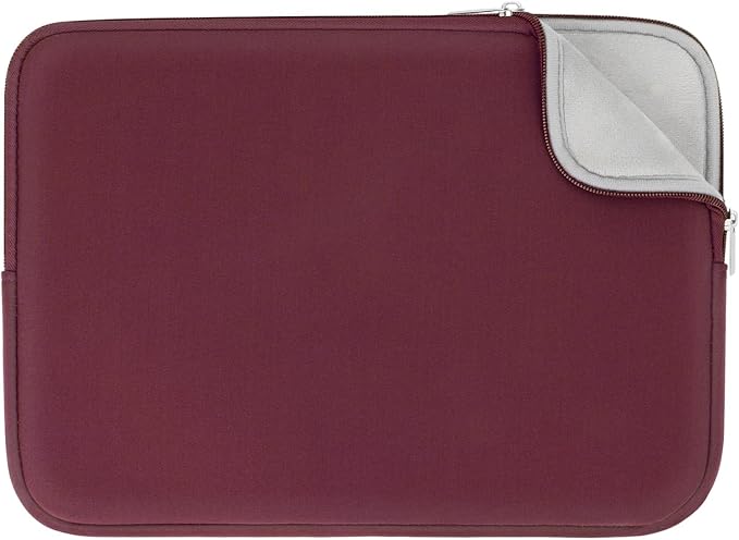 RAINYEAR 11-11.6 Inch Laptop Sleeve Protective Case Soft Lining Carrying Bag Padded Zipper Cover Compatible with 11.6" MacBook Air for 11" Notebook Computer Tablet Chromebook (Red, Upgraded Version)