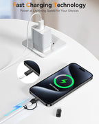 Temdan 4 Pack Lightning to USB C Adapter for iPhone 15/16/17 Pro/17 Pro Max,for iPhone 17/16 Charger,17/16 Accessories,Fast Charging&Data Transfer,USB C Charger Connector Cable,Not for Audio/OTG-Black