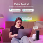 BTF-LIGHTING 2.4G WiFi DR03W RGB SPI Controller RC03RF RF Remote Tuya APP/Smart Life/Google Home/Alexa Control Support WS2812B WS2811 WS2813 WS2815 etc LED Strip STA Mode