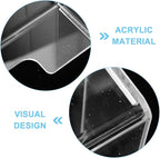 DOITOOL Clear Acrylic Keyboard Cover Protector -Cat, Desktop Keyboard Protector Mechanical Keyboard Cover Computer Keyboard Accessories (18.6 x 5.9X 1.8inch)