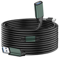 Kumiho 100FT USB 3.0 Extension Cable with Extension Chipsets Signal Booster Active Type A Male to A Female for PlayStation, Xbox, Keyboard, Mouse, USB Flash Drive, Printer, Camera and More