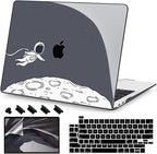 Teryeefi Compatible with MacBook Pro 13 inch Case M2 M1 2024, 2023, 2022-2016（A2251 A2289 A2159 A1989 A1708 A1706 with Touch Bar, Plastic Hard Shell Cover for 13" MacBook Pro, Floating Astronaut
