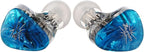 Kiwi Ears Orchestra Lite in Ear Monitor, Custom 8BA HiFi Earphone, Studio Monitor Headphone, Wired Earbuds with Detachable OFC Cable, Handcrafts Faceplate for Audiophile Musician (Blue)