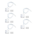 Magnetic Reed Switch NO Surface Mount Wired Door Window Contact Sensor with Adhesive Paper for Home Security and Burglar Alarm Systems MC-38 5pcs