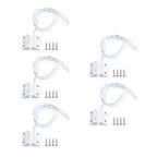 Magnetic Reed Switch NO Surface Mount Wired Door Window Contact Sensor with Adhesive Paper for Home Security and Burglar Alarm Systems MC-38 5pcs