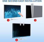 24 Inch Computer Privacy Screen for 16:9 Monitor, Anti-Blue Light Monitor Privacy Screen Filter, Anti-UV Computer Hanging Shield, Universal 23.6'', 23.8'', 24''