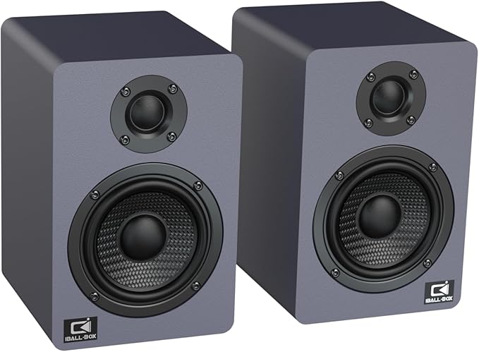 60W Computer Speakers for Desktop PC, DSP, Bluetooth 5.3, 24-Bit Optical, USB-C, AUX, Silk-Dome Tweeter, Carbon-Fiber Driver, Desk Speakers for Laptop/Mac/Monitor, Slate Blue