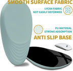 Hokafenle Ergonomic Mouse Pad Wrist Support with Stepped-Wedge Design, Wrist Rest Pain Relief Mousepad Filled with Memory Foam, Carpal Tunnel Mousepad for Wireless Mouse(12x8 inch, Light Blue)