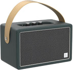 Vintage Bluetooth Speaker, KONEX 40W Leather Portable Wireless Speaker, Bluetooth 4.2 Heavy Bass Music Player, 20H Long Playtime, Outdoor Speaker for Home, Office, Party, Gift for Friend