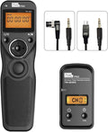Wireless Shutter Release Compatible for Nikon, PIXEL 2.4G Remote Shutter Release Cable Wireless Timer Remote Control DC0/DC2 Compatible for Nikon D850 D750 D610 D5300 D3300 D7500 D1 D2 D3