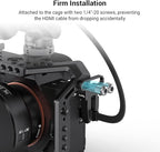 SmallRig Cable Clamp for Sony A7RIII / A7III / A7R IV / A7 II, for FUJIFILM for Nikon Z5/Z6/Z7, for Canon RP – 3637