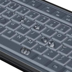 (2 Pack) Universal Clear Anti-Dust Keyboard Skin Protector Cover for 104/107 Keys Standard Desktop Keyboard Reusable Waterproof Keyboard Cover